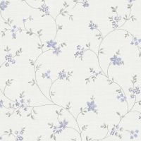 Обои AS Creation Maison Charme Винил на флизелине (0,53*10,05) Белый/Серый/Синий, Цветы арт-39071-3 — фото 1, Обои