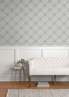 Обои Paper & Ink Navy Grey and White арт-BL70018 — фото 2, Обои