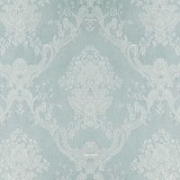 Обои Bernardo Bartalucci Sarrieri Флизелин (1,06*10) Бирюзовый/Белый, Дамаск арт-5076-3 — фото 1, Обои