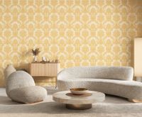 Обои Zambaiti Parati Tradizione Italiana 2025 Винил на флизелине (0,53*10,05) Серый, Дамаск арт-Z21734 — фото 2, Обои