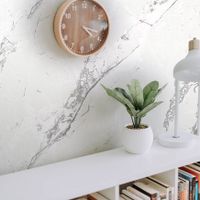 Обои Wiganford by Solo Lunman Винил на флизелине (1,06*10,05) Белый/Серебряный, Мрамор арт-ER1706 — фото 2, Обои