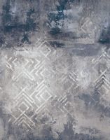 Панно Marburg Memoria Винил на флизелине (2,12*2,7) Бежевый/Бирюзовый/Серый, Геометрия/Штукатурка арт-34312 — фото 1, Обои для стен