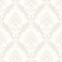 Обои Roberto Borzagi King Винил на флизелине (1,06*10) Белый, Дамаск арт-90118-1 — фото 1, Обои для стен