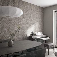 Обои Marburg Okan Винил на флизелине (1,06*10,05) Серый, Геометрия/Под дерево арт-33080 — фото 2, Обои