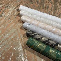 Обои Marburg Papis Loveday Винил на флизелине (0,7*10,05) Коричневый/Золото/Розовый, Листья арт-33707 — фото 4, Обои для стен