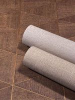 Обои Marburg Travertino Винил на флизелине (1,06*10,05) Коричневый, Геометрия/Ромб/Под дерево арт-33061 — фото 6, Обои