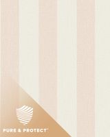 Обои Grandeco Atmosphere Винил на флизелине (0,53*10,05) Розовый/Бежевый, Полоса/Рогожка арт-AT4018 — фото 1, Обои для стен