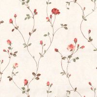 Обои Prima Italiana Monte Rosa Винил на флизелине (1,06*10) Бежевый/Красный, Цветы/Орнамент арт-80675 — фото 1, Обои