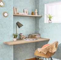 Товар: Обои Caselio Beton 2 Винил на флизелине (0,53*10,05) Голубой/Коричневый, Штукатурка арт-101496250 - фото 2 Обои Caselio Beton 2 Винил на флизелине (0,53*10,05) Голубой/Коричневый, Штукатурка арт-101496250 — фото 2, Обои для стен