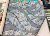 Обои RASCH Ascona Винил на флизелине (1,06*10) Синий/Золото, Абстракция арт-979077 — фото 2, Обои для стен