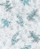 Обои Marburg Flora Винил на флизелине (0,53*10,05) Серый/Голубой/Синий, Листья/Абстракция арт-47451 — фото 1, Обои