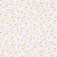 Обои детские Casadeco Rose Nino Винил на флизелине (0,53*10,05) Разноцветный, Цветы арт-85544416 — фото 1, Обои для стен