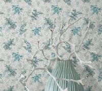 Обои Marburg Flora Винил на флизелине (0,53*10,05) Серый/Голубой/Синий, Листья/Абстракция арт-47451 — фото 3, Обои