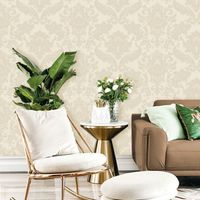 Обои Bernardo Bartalucci Palazzo Флизелин (1,06*10,05) Бежевый, Дамаск арт-5052-3 — фото 2, Обои