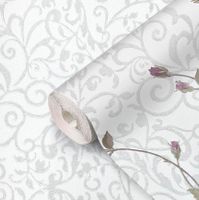 Обои Prima Italiana Colomba Винил на флизелине (1,06*10) Белый, Вензель/Цветы арт-80605 — фото 2, Обои