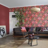 Обои RASCH Kimono Винил на флизелине (0,53*10,05) Белый/Розовый/Серый, Цветы арт-408331 — фото 2, Обои