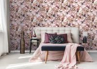 Обои Marburg Flora Винил на флизелине (0,53*10,05) Розовый/Белый/Серый, Цветы арт-47465 — фото 4, Обои