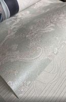 Обои Bernardo Bartalucci Sarrieri Флизелин (1,06*10) Бирюзовый/Белый, Дамаск арт-5076-3 — фото 2, Обои