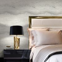 Обои Decori-Decori Carrara 2 Винил на флизелине (1,06*10,05) Бежевый, Штукатурка арт-83683 — фото 2, Обои