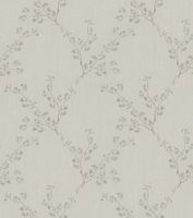 Обои Zambaiti Parati Satin Flowers IV Винил на флизелине (0,53*10,05) Белый/Серый/Коричневый, Цветы/Ромб арт-Z66832 — фото 1, Обои для стен