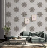 Обои Yasham Echo Винил на флизелине (1,06*10,05) Золотой/Бежевый, Дамаск/Штукатурка арт-S-21557-2 — фото 2, Обои