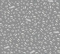 Обои AS Creation Karl Lagerfeld Винил на флизелине (0,53*10,05) Серый, Надписи арт-37843-2 — фото 1, Обои