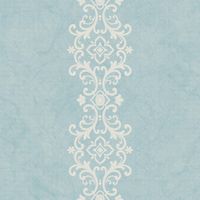 Обои Bernardo Bartalucci Carnazza Винил на флизелине (1,06*10) Бирюзовый, Вензель арт-5059-5 — фото 1, Обои