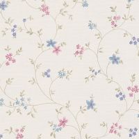 Обои AS Creation Maison Charme Винил на флизелине (0,53*10,05) Розовый/Зеленый/Синий, Цветы арт-39071-1 — фото 1, Обои