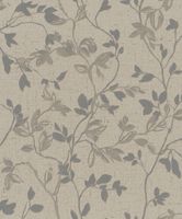 Обои Marburg City Romance Винил на флизелине (1,06*10,05) Бежевый/Серый, Листья арт-35004 — фото 1, Обои для стен