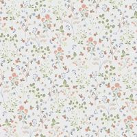 Обои Andrea Rossi Cheradi Винил на флизелине (1,06*10,05) Белый/Разноцветный, Цветы арт-54394-1 — фото 1, Обои для стен