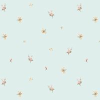 Обои Andrea Rossi Nisida Винил на флизилине (1,06*10) Бирюзовый, Цветы арт-54321-4 — фото 1, Обои для стен