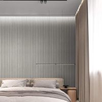 Обои Marburg Okan Винил на флизелине (1,06*10,05) Серый/Серебряный, Под дерево/Полоса арт-33095 — фото 9, Обои