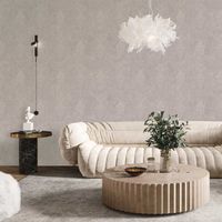 Обои Bernardo Bartalucci Carnazza Флизелин (1,06*10) Белый, Дамаск арт-5054-1 — фото 3, Обои