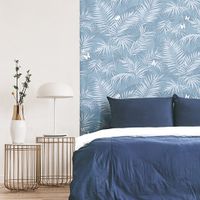 Обои Andrea Rossi Stromboli Винил на флизелине (1,06*10) Серый, Листья/Бабочки арт-54348-1 — фото 3, Обои