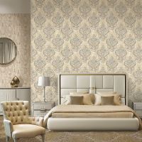 Обои Decori-Decori Mirabilia Винил на флизелине (1,06*10,05) Бежевый, Дамаск арт-83419 — фото 3, Обои