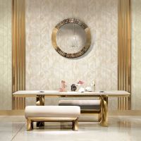 Обои Decori-Decori Carrara 2 Винил на флизелине (1,06*10,05) Белый, Мрамор арт-83635 — фото 2, Обои