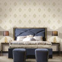 Обои Decori-Decori Mirabilia Винил на флизелине (1,06*10,05) Серый, Дамаск арт-83413 — фото 2, Обои