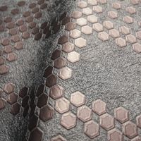 Обои Zambaiti Parati Lamborghini II Винил на флизелине (0,7*10,05) Серый, Геометрия/Орнамент арт-90047 — фото 2, Обои