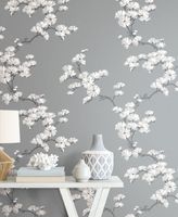 Обои Paper & Ink Navy Grey and White арт-BL70508 — фото 2, Обои