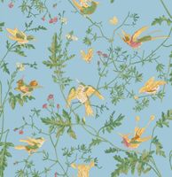 Обои Cole & Son Hummingbirds Cream арт-124-1004 — фото 1, Обои