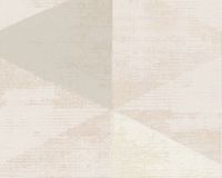 Обои AS Creation Geo Effect Винил на флизелине (0,53*10,05) Белый/Бежевый, Геометрия арт-38353-4 — фото 1, Обои