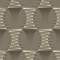 Обои Andrea Rossi Barbana Винил на флизелине (1,06*10,05) Коричневый, Круги арт-54284-4 — фото 1, Обои для стен