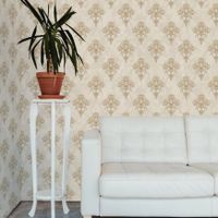 Обои Wiganford by Solo Lunman Винил на флизелине (1,06*10,05) Бежевый/Коричневый, Дамаск/Мрамор арт-ER2706 — фото 2, Обои