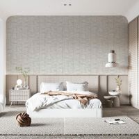 Обои Marburg Travertino Винил на флизелине (1,06*10,05) Серый, Геометрия/Ромб/Под дерево арт-33057 — фото 4, Обои