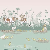 Обои Little Greene Storybook Papers арт-0231RIQUACK — фото 1, Обои