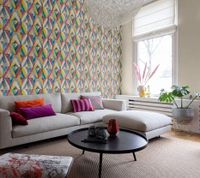 Обои RASCH Kalahari Винил на флизелине (0,53*10,05) Разноцветный, Ромб арт-704020 — фото 3, Обои