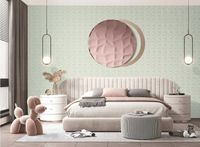 Обои Bernardo Bartalucci Carnazza Флизелин (1,06*10) Белый, Геометрия/Ромб арт-5062-7 — фото 4, Обои