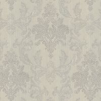 Обои Emiliana Parati Tesori dOriente Винил на флизелине (1,06*10,05) Бежевый/Серебряный, Дамаск арт-97237 — фото 1, Обои для стен
