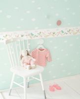 Обои детские Casadeco Rose Nino Винил на флизелине (0,53*10,05)Розовый, Облака арт-29755132 — фото 2, Обои для стен