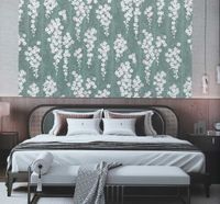 Обои Bernardo Bartalucci Sarrieri Флизелин (1,06*10) Зеленый, Цветы арт-5080-6 — фото 2, Обои